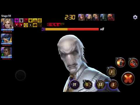 World Boss Ultimate WBU Ebony Maw Stage 59 - Captain Marvel feat MODOK