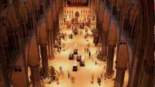 preview picture of video 'Lincoln Cathedral - Flower Festival 2012 Timelapse'