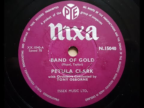 Petula Clark 'Band Of Gold' 1956 78 rpm