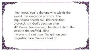 God Dethroned - The Execution Protocol Lyrics