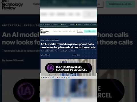 🤖 Entrenan a un modelo de IA para supervisar comunicaciones de reclusos | 🤖 #ai #chatgpt