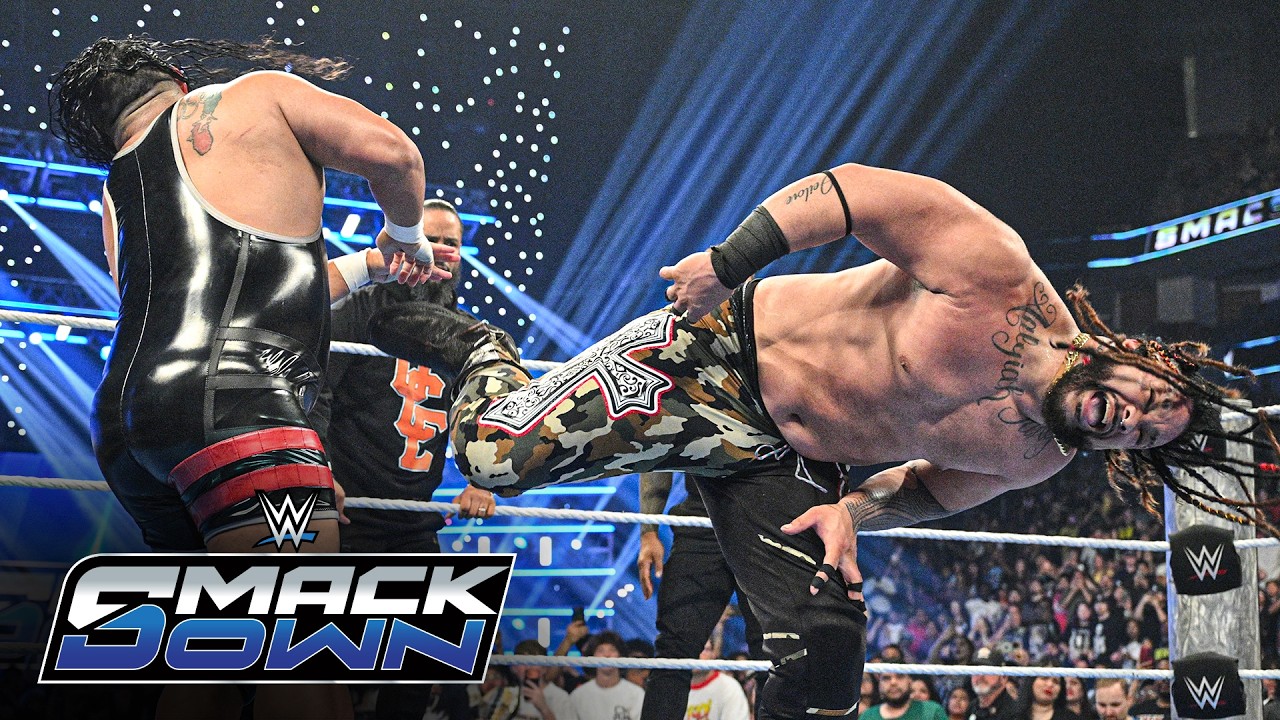 FULL MATCH: Jacob Fatu lays waste to The MFTs after defeating Solo Sikoa: SmackDown highlights