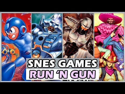 TOP 25 BEST RUN 'N GUN GAMES ON SNES || SNES GAMES
