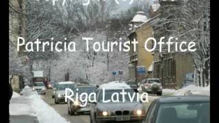 Winter comes in full force to Riga Latvia January 2009