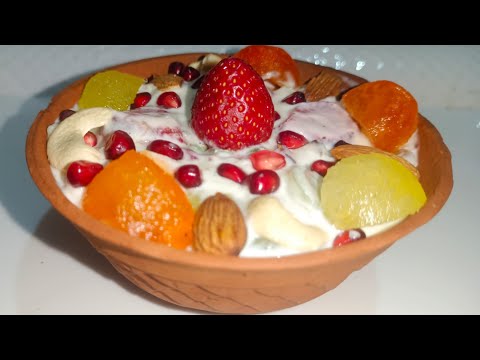 Fruit Salad😋 #ramzanspecial #youtubevideo #saladrecipe #yummy #dailyroutine #food #ramzanfood #fruit