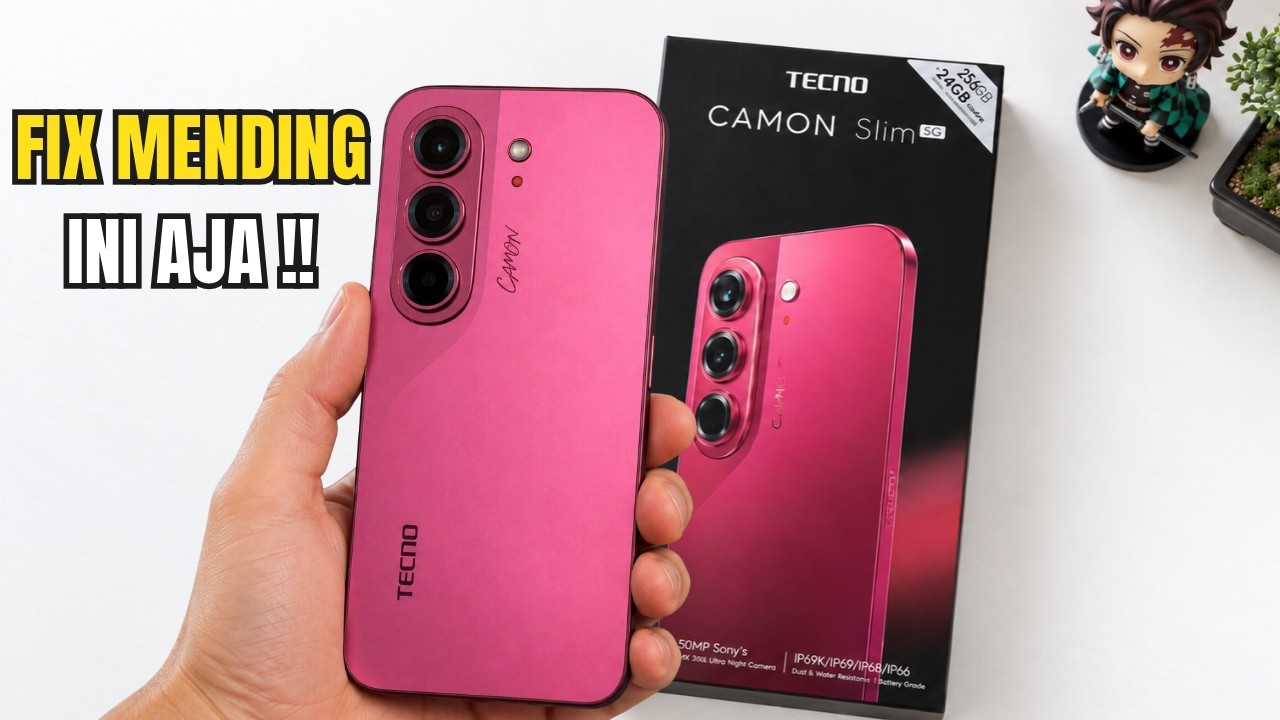 INI YANG DITUNGGU‼️TECNO CAMON SLIM 5G, BENERAN SEBAGUS INI