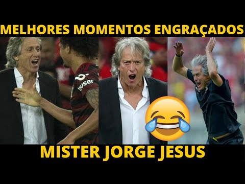 MELHORES MOMENTOS ENGRAÇADOS DO MISTER JORGE JESUS NO FLAMENGO