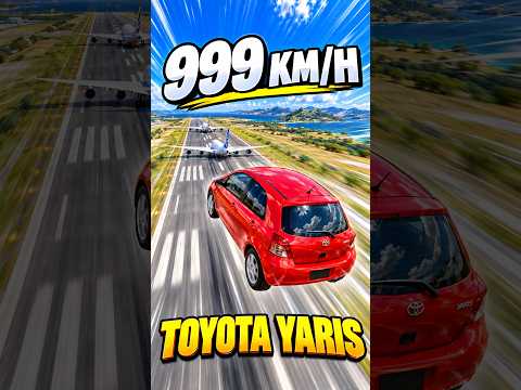 TOYOTA YARIS 999 KM/H ACCELERATION TEST! 😱