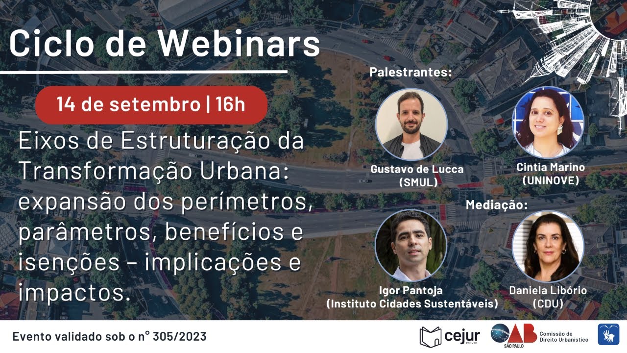 Eixos de Estruturação da Transformação Urbana