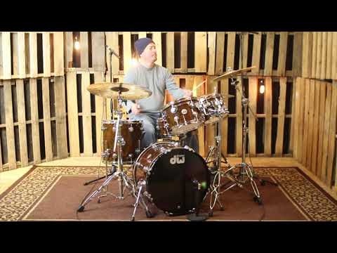 DW Collector's "333" Walnut Burl Drum Set - 20, 10, 12, 14, 5x14 - SO#1156134