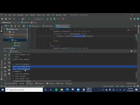Part 2 of 3 Filling in menu options