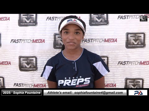 2025 Sophia Fountaine 3.9 GPA - Third Base Softball Recruiting Skills Video - Preps Academy