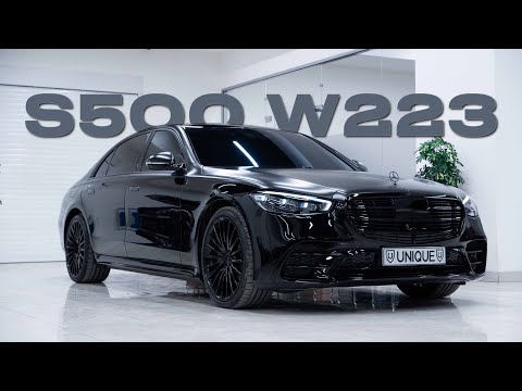 Black Gloss & Satin Two Tone Mercedes S500 W223 | 4K