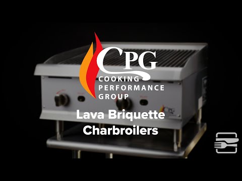 CPG Lava Briquette Charbroilers