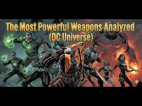 🦇 The Most Powerful Weapons in the DC Universe 💥 (Ranked)