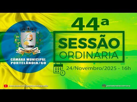 Câmara Municipal de Portelândia-GO está ao vivo!