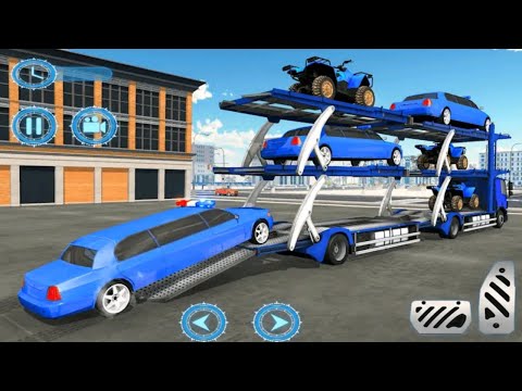 US Police Limousine Car plane Transport Games || Android IOS Gameplay