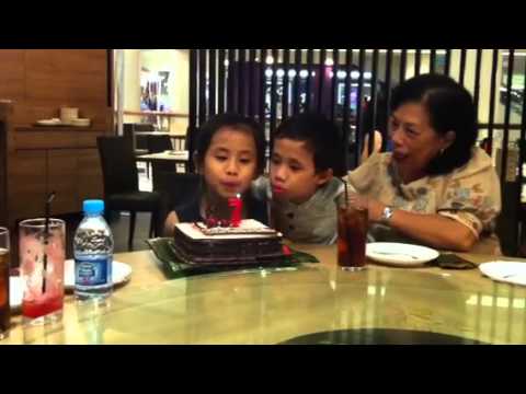 Christabel's birthday dinner