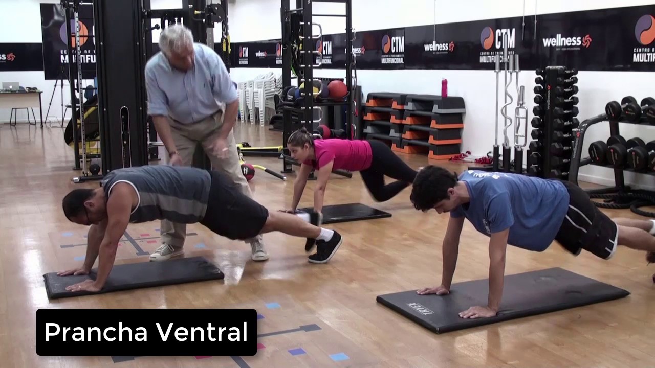 Exercícios para o  fortalecimento do CORE  e prevenção de dores na coluna
