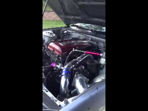 S13 engine damper before and after