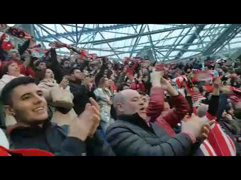 La afición del Lugo agradece el esfuerzo a sus jugadores