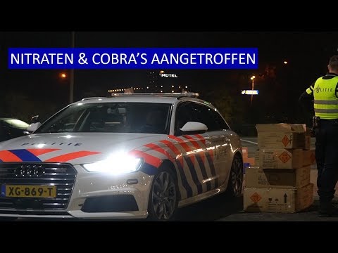 250 KG Vuurwerk aangetroffen tijdens grote controle. NITRATEN &. COBRA'S. POLITIE