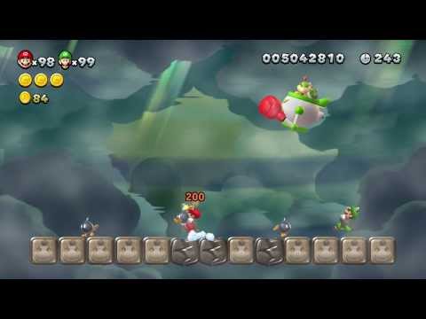 New Super Mario Bros U - 100% Walkthrough Co-op - Parte 17 di 22