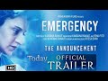 Emergency Movie Trailer out Release date / kangana ranaut/Anupam kher