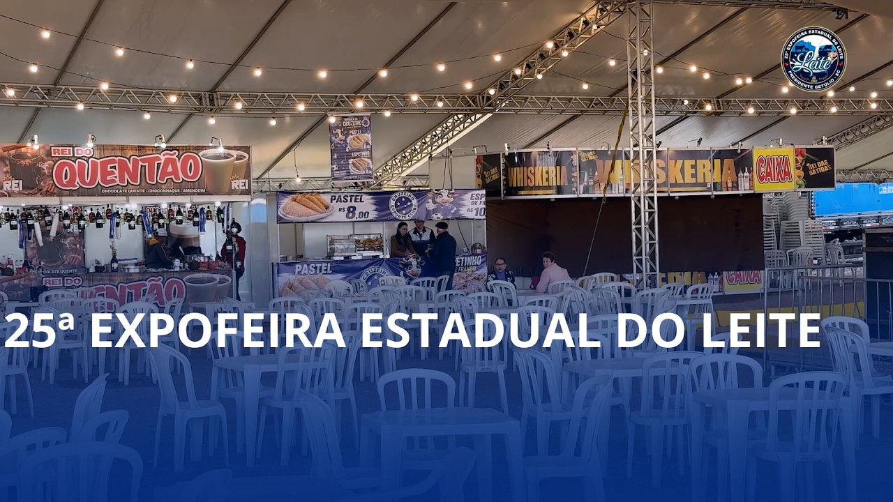 Nossa equipe acompanha a programação da Expofeira Estadual do Leite, na manhã desta sexta-feira (29)