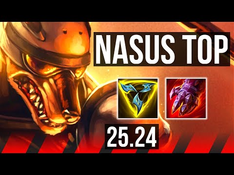NASUS vs DARIUS (TOP) | Summon Aery | NA Master | 25.24