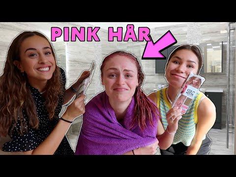 Pranker Mika - Farver mit hår pink!