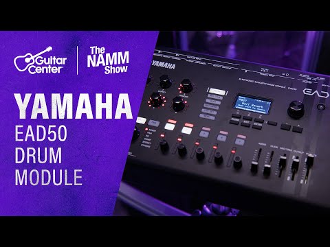 NEW Yamaha EAD50 Electronic Acoustic Drum Module Demo | NAMM 2026