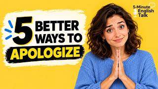 The best way to apologize - Easy English #everydayenglish #englishspeakingpractice #englishgrammar