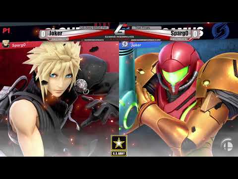 US Army $5000 Pot Grand Finals II - Sparg0 (Cloud) Vs. Joker (Samus, King K. Rool)  - SSBU