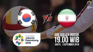 Live Streaming Laga Final Voli Putra Asian Games 2018, Korea Vs Iran Pukul 19.00 WIB