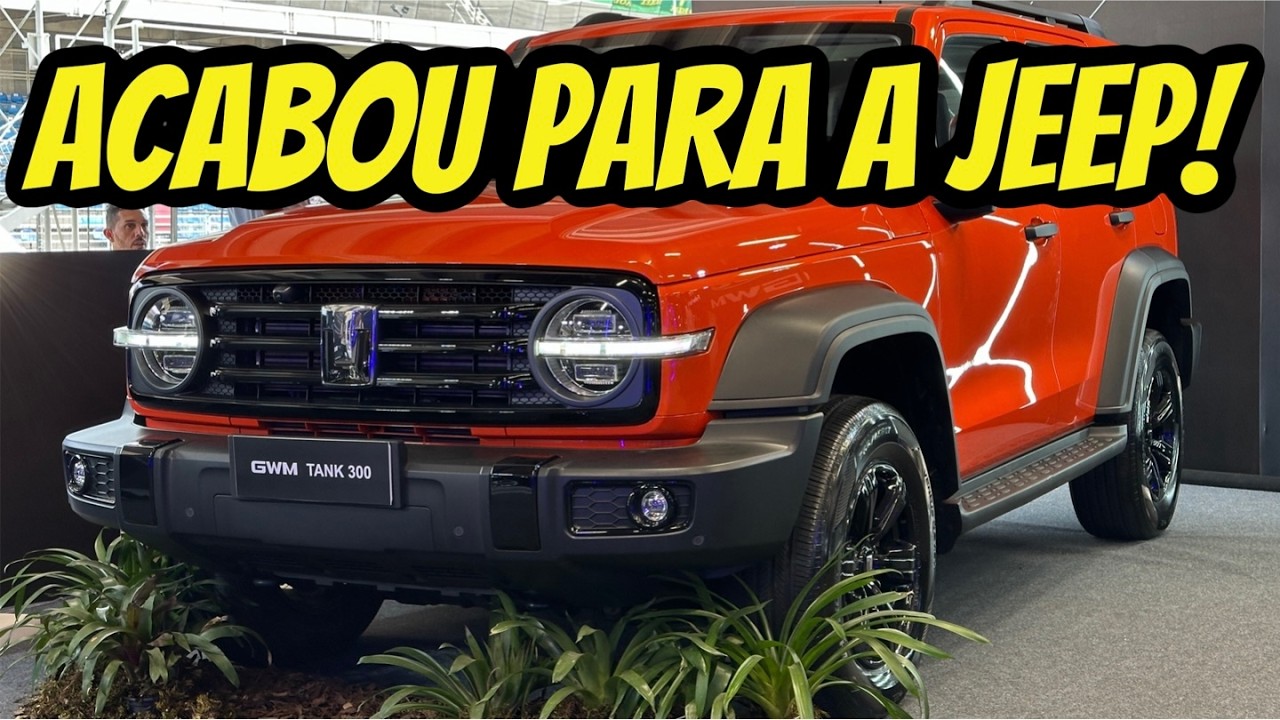 GWM TANK 300 - LANÇAMENTO NO BRASIL! QUANTO CUSTA?