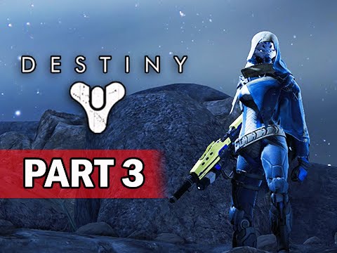 Destiny Walkthrough Part 3 - The Moon: The Dark Beyond (Let's Play Commentary)