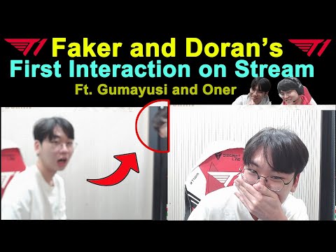 Faker Ganks Fanboy Doran's Room, Leaving Doran Flustered On Stream😳