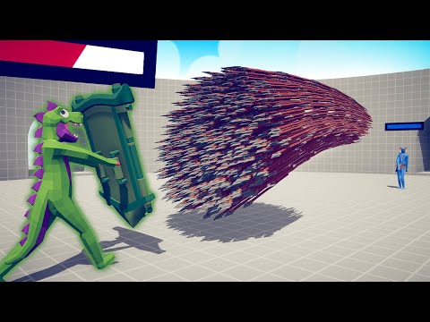 DINOSAUR MIRROR SHIELD vs EVERY GOD - TABS | Totally Accurate Battle Simulator 2023