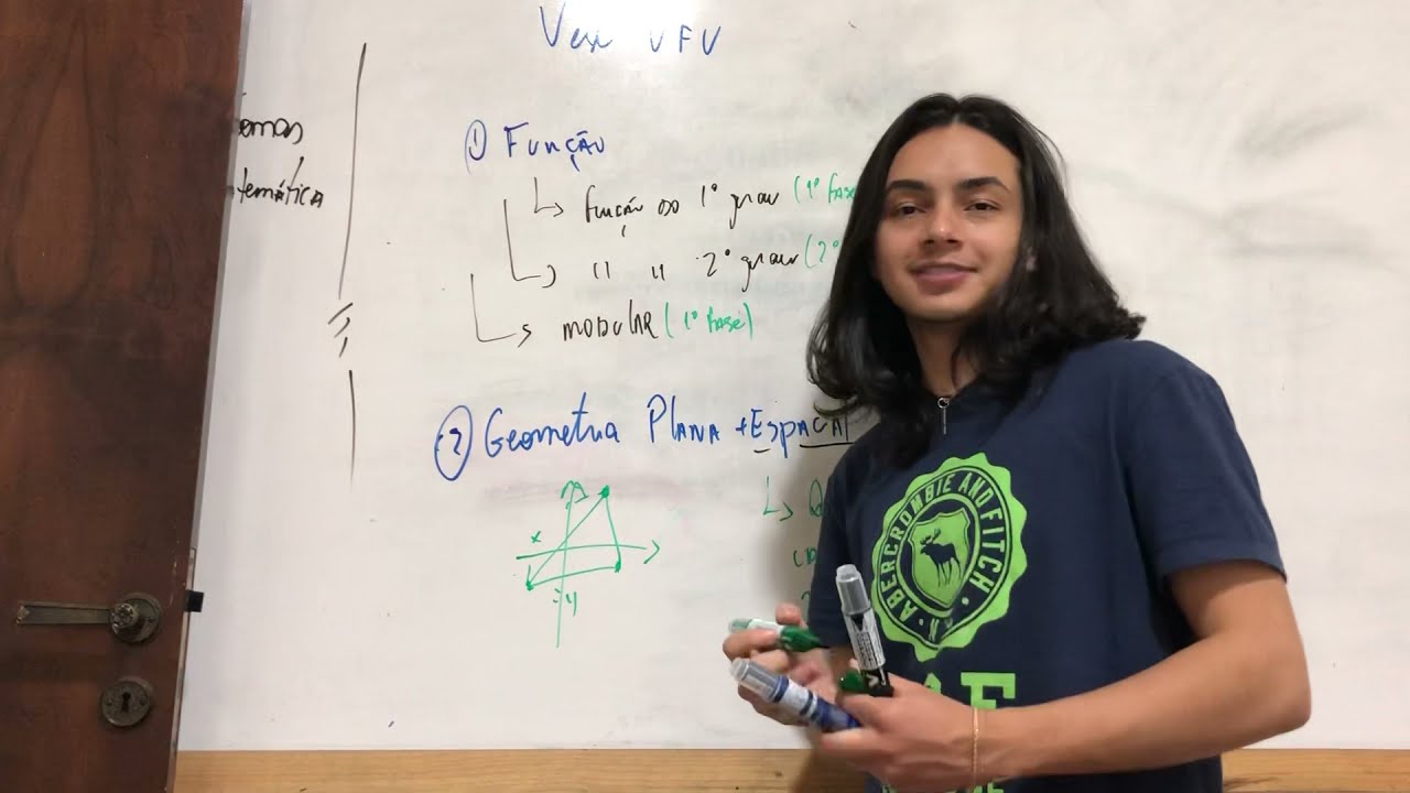 VESTIBULAR - UFU // O que mais cai em matemática.