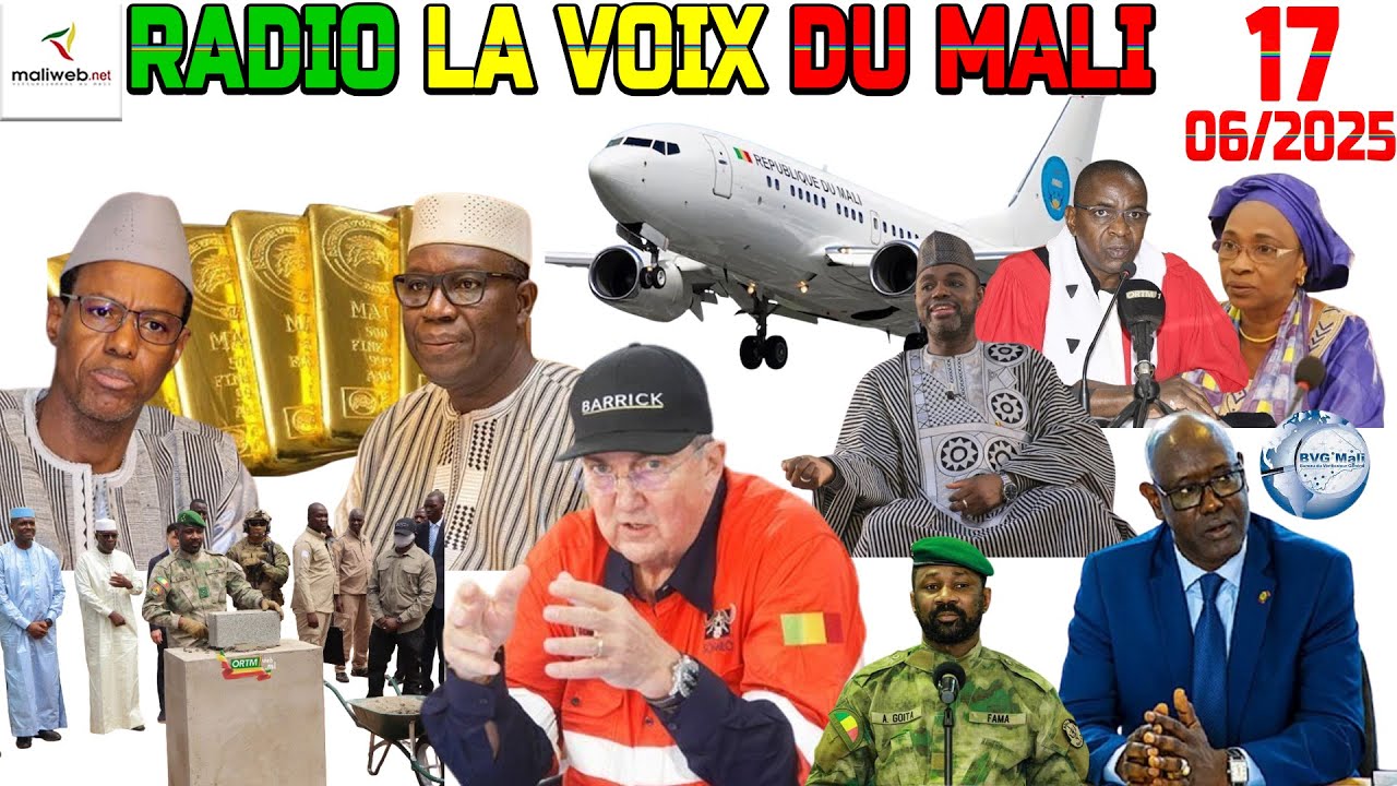 La Revue de Presse de la RADIO LA VOIX DU MALI du 16 Juin 2025
