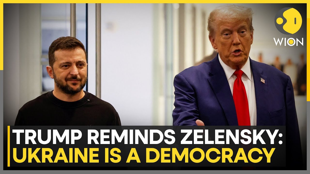 Trump: Ukraine Hasn't Held Elections for a Long Time,  Reminds Zelensky | WION
