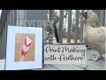 Meyer Makes - Print Making With Feathers!