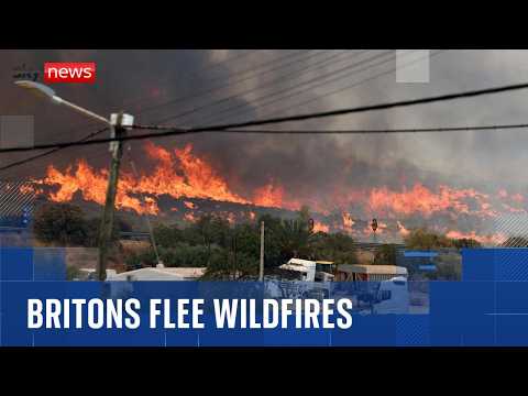 'Horrible': Spain locals describe 'chaos' evacuating wildfire