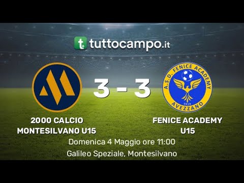 2000 CALCIO MONTESILVANO ⚽️ FENICE ACADEMY