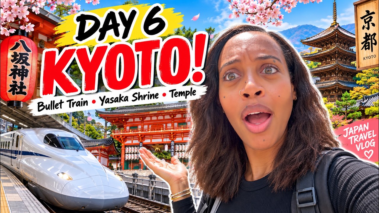 Melli Takes The Bullet Train To Kyoto