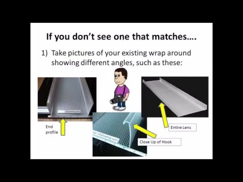 4' Wrap Around Lens 9in. Wide x 1.375in. High