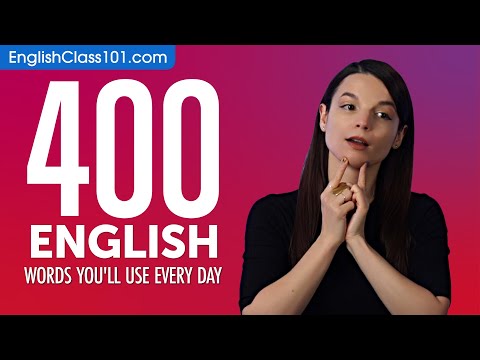 400 English Words You'll Use Every Day - Basic Vocabulary #80