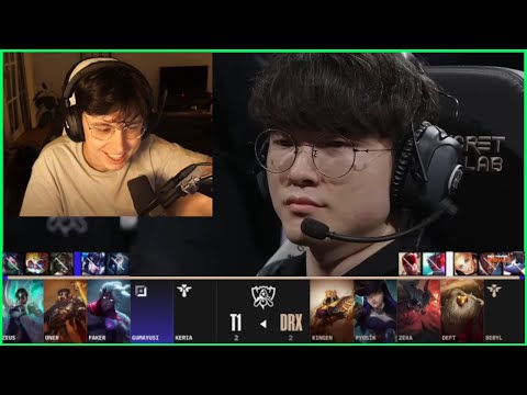 Caedrel Rewatches Worlds Finals 2022 Game 5 Draft