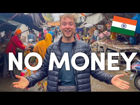 I Survived 24 hours in INDIA with NO MONEY 🇮🇳